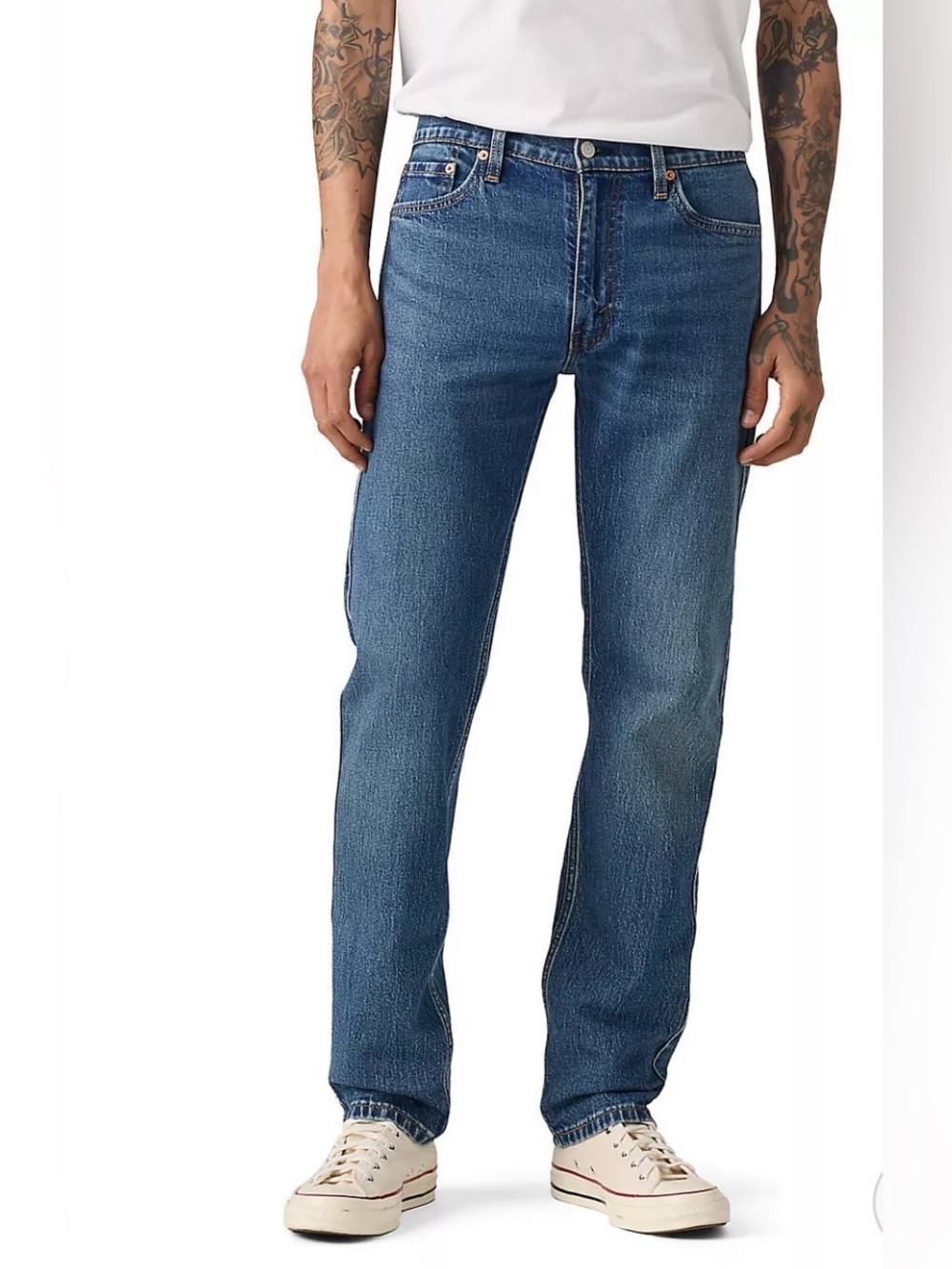 Levi's Men's Dark Blue Slim Straight Jeans